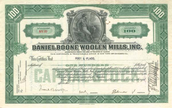 Daniel Boone Woolen Mills, Inc.